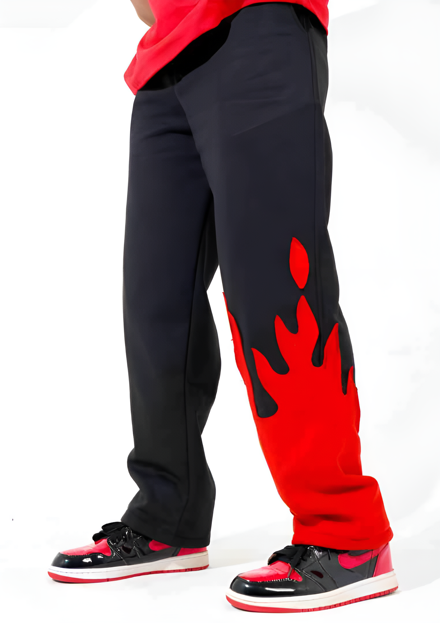 Baggy Flame Trackpants β Custom Fit Streetwear for Daily Wear
