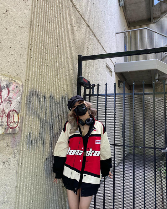 Blackair F1 Racing Jacket – Oversized Street Style Essential