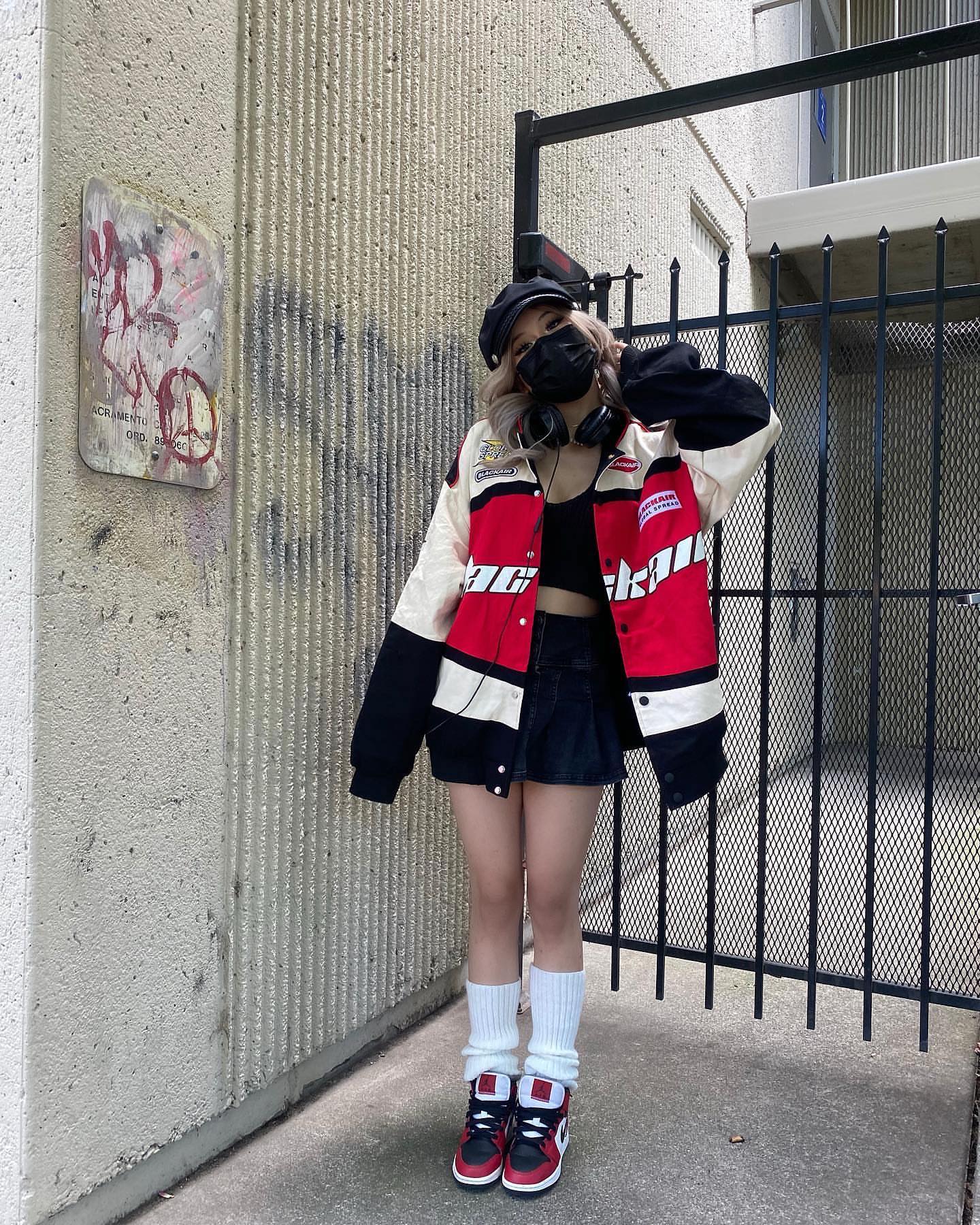 Blackair F1 Racing Jacket – Oversized Street Style Essential