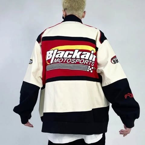 Blackair Motorsports Racing Jacket – Premium Streetwear with Iconic Design